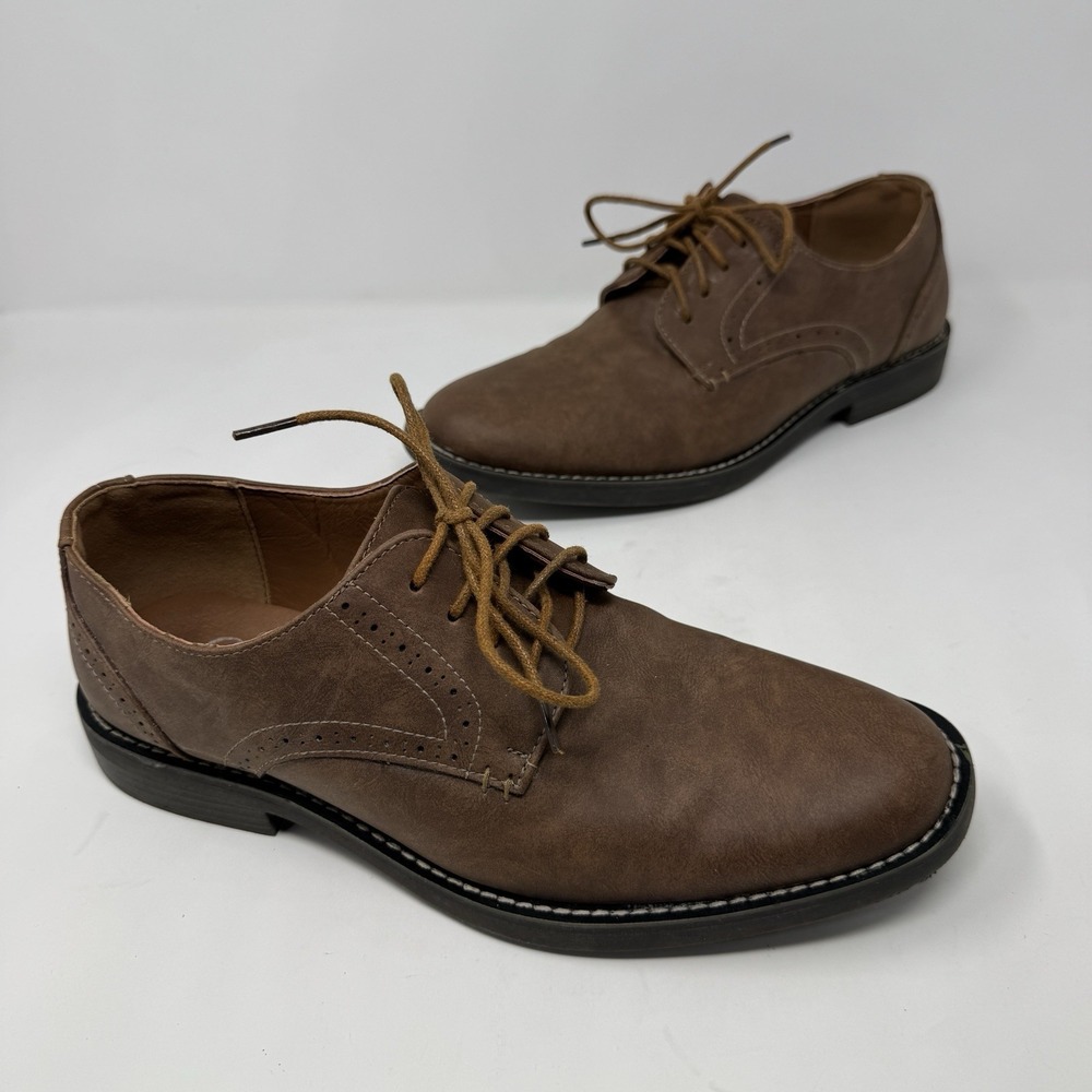Jonsen Milan Lace Up Dress Shoes Casual DRE22026 Brown Men's Size 8
